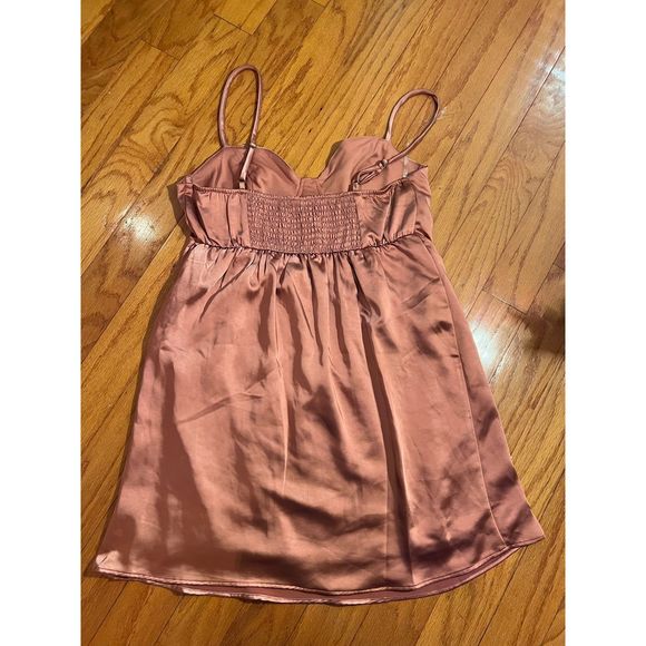 Wild Fable lines Slip Dress Mauve Shimmer NWT Size M - Picture 5 of 6